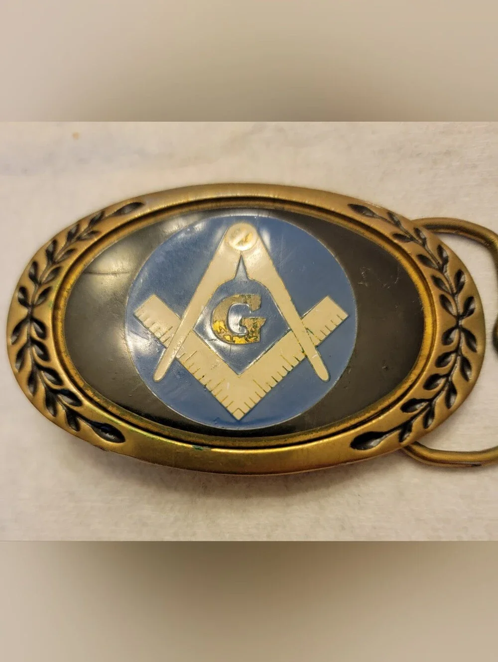 Heritage Buckles Masonic Solid Brass Belt Buckle